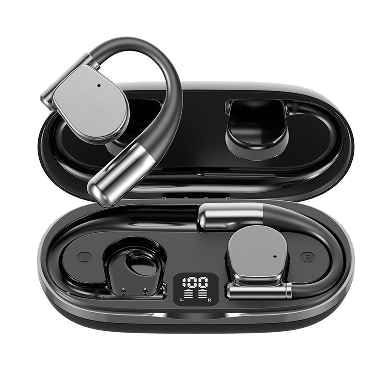 Wireless Open-Ear TWS Earbuds with LED Battery Display Model#M111