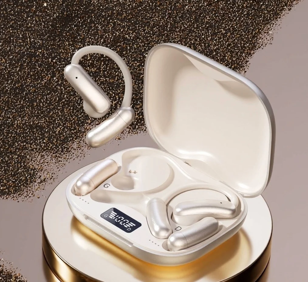 Écouteurs Bluetooth sans fil à oreille ouverte avec batterie magnétique, modèle n° M143