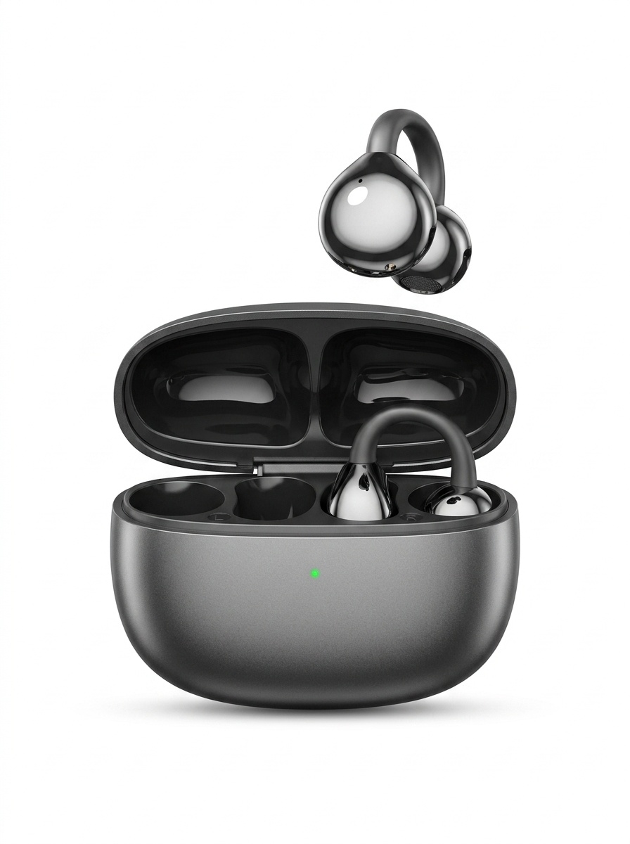 Open-ear draadloze Bluetooth 5.4 oordopjes met panoramisch geluid, modelnummer M108