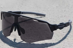 Irregular Black Plastic Sunglasses #BS1725-0051