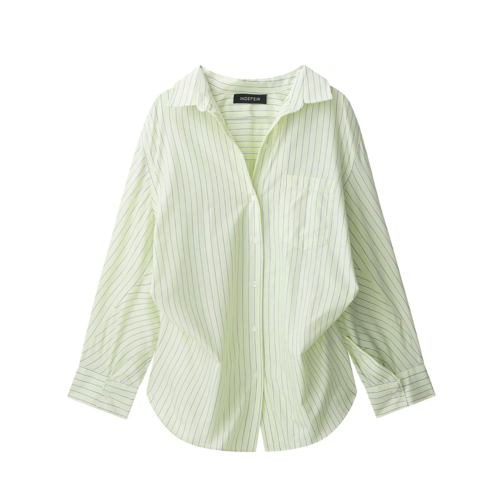 Cotton Poplin Oversized Shirt - Stylish & Modern KUN-00025