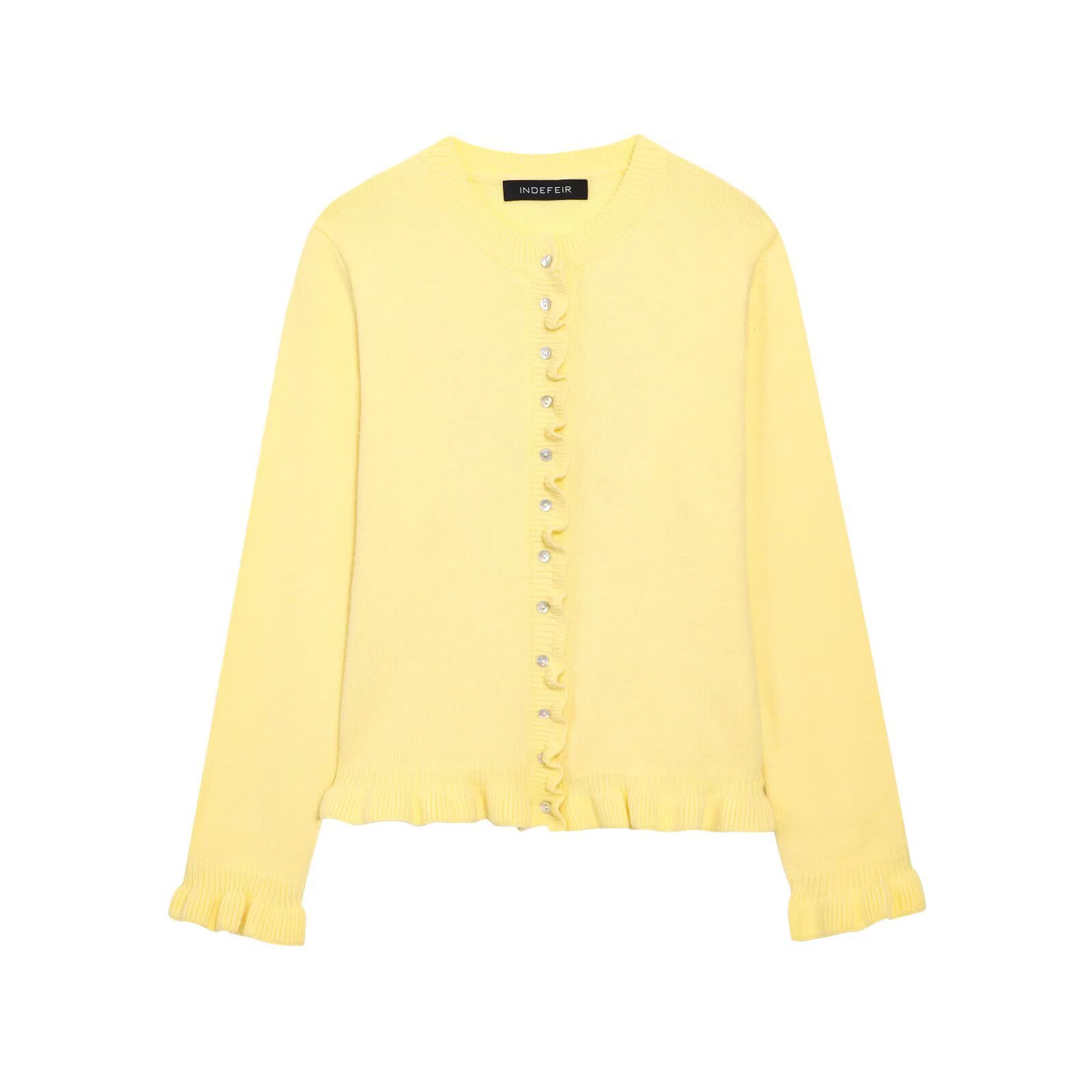 Knit Cardigan Layered Fashion Jacket KUN-00032