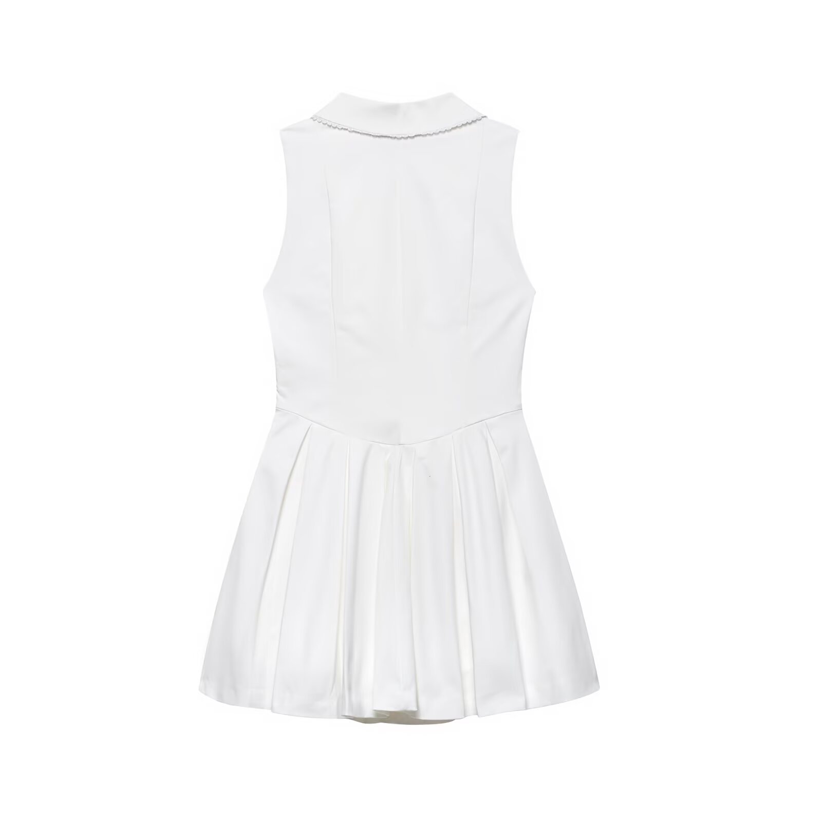 Robe mini plissée inspirée KUN-00006