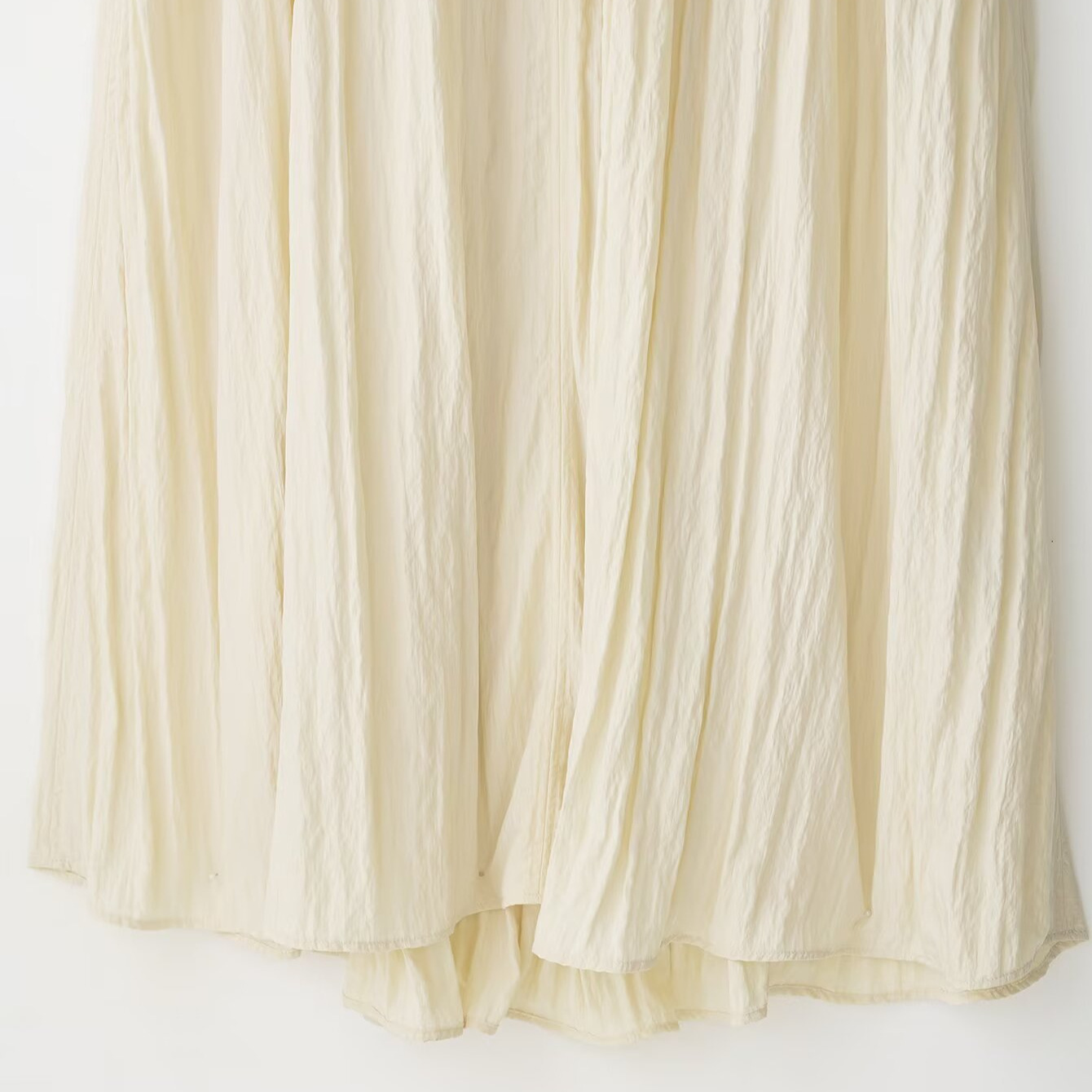 Vestido midi fruncido para mujer - Estilo europeo versátil KUN-00220