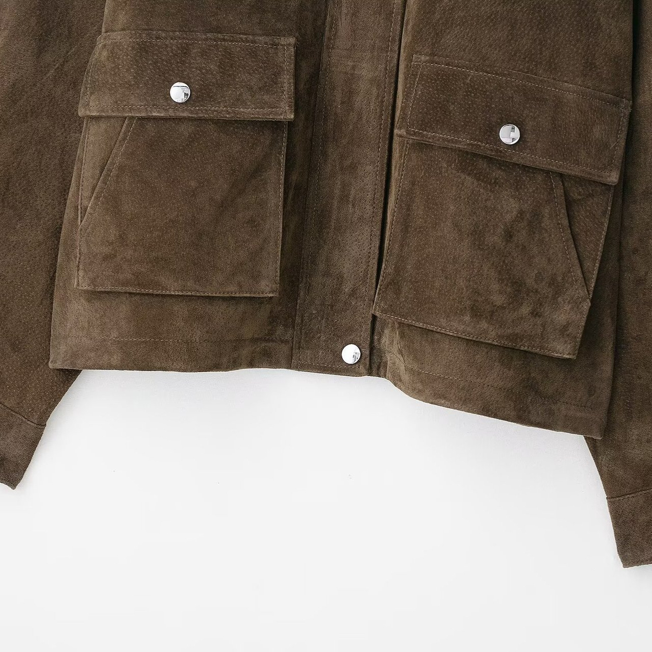 Chaqueta de aviador de cuero - Prendas de abrigo de moda para mujer KUN-00003