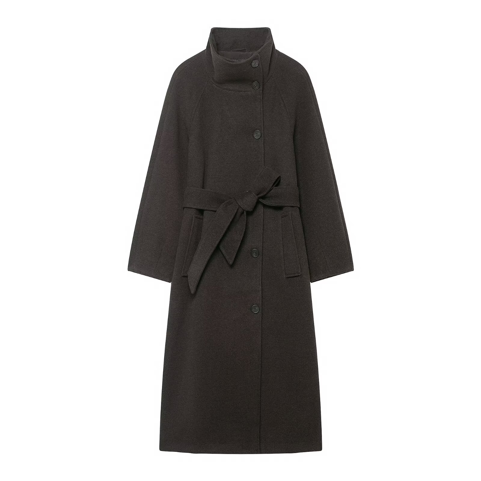 Inspired Women's Trench Coat with Belt - Stylish Casual Overcoat KUN-00054