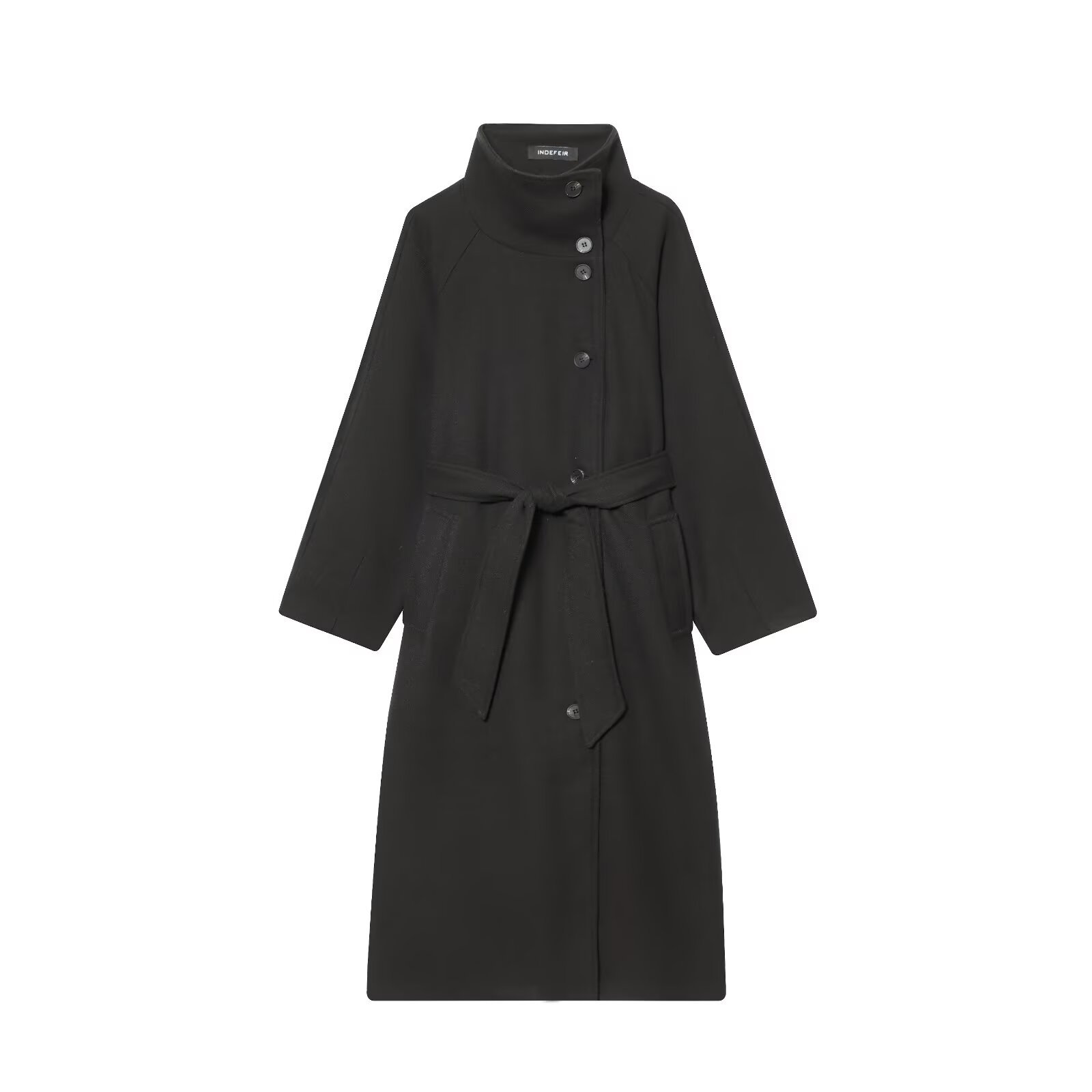 Inspired Women's Trench Coat with Belt - Stylish Casual Overcoat KUN-00054