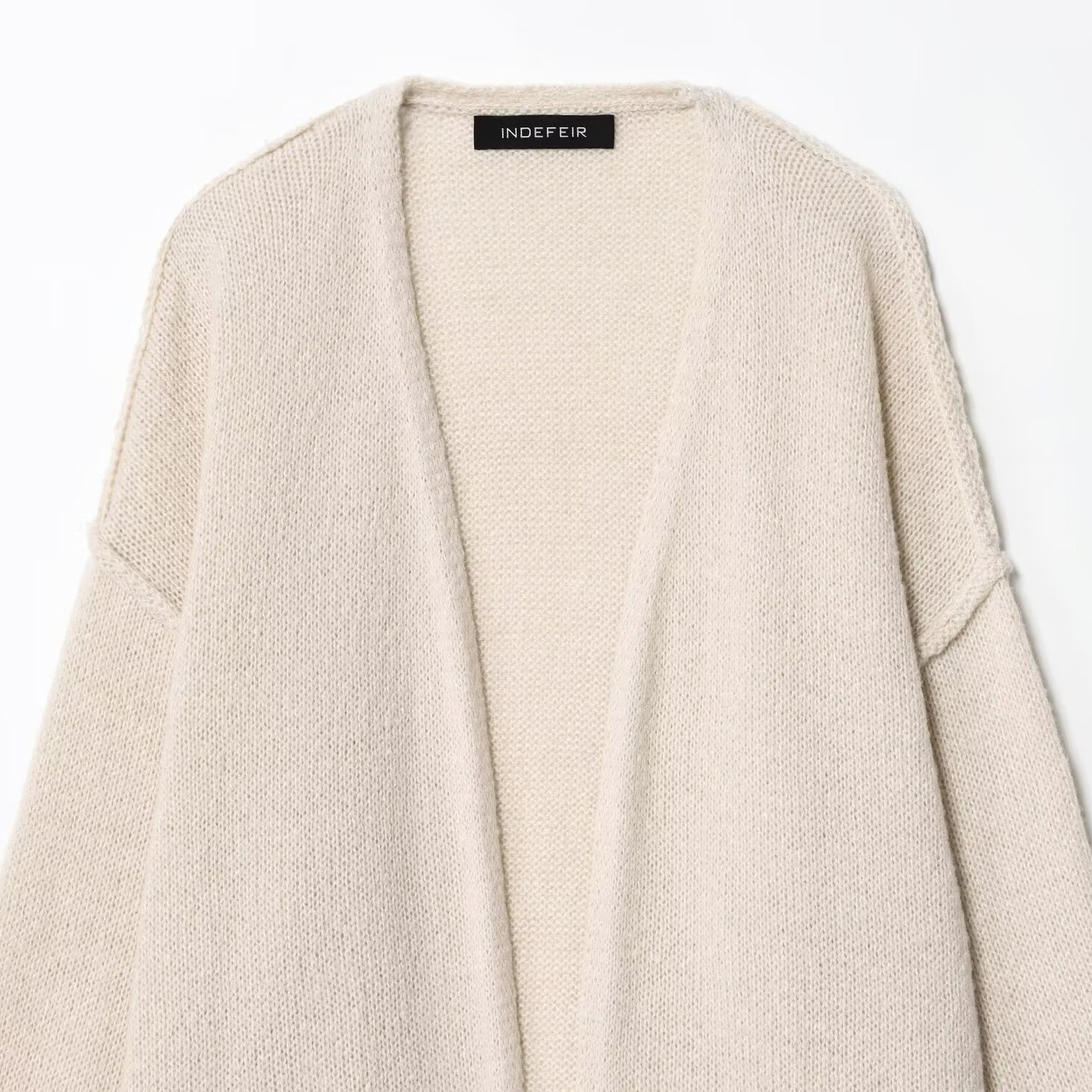 Knit Cardigan Sweater Oversized Chunky Long KUN-00038