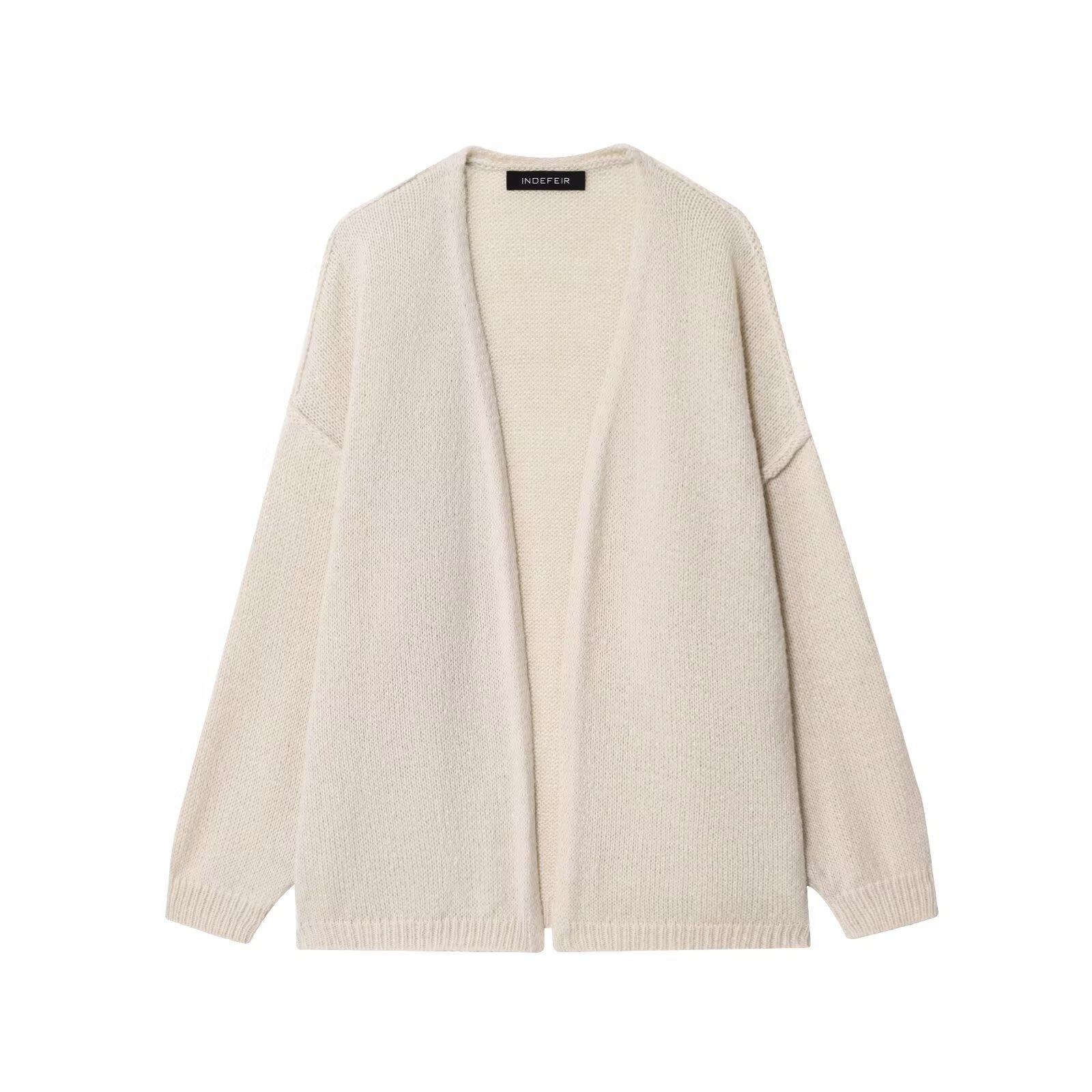 Knit Cardigan Sweater Oversized Chunky Long KUN-00038