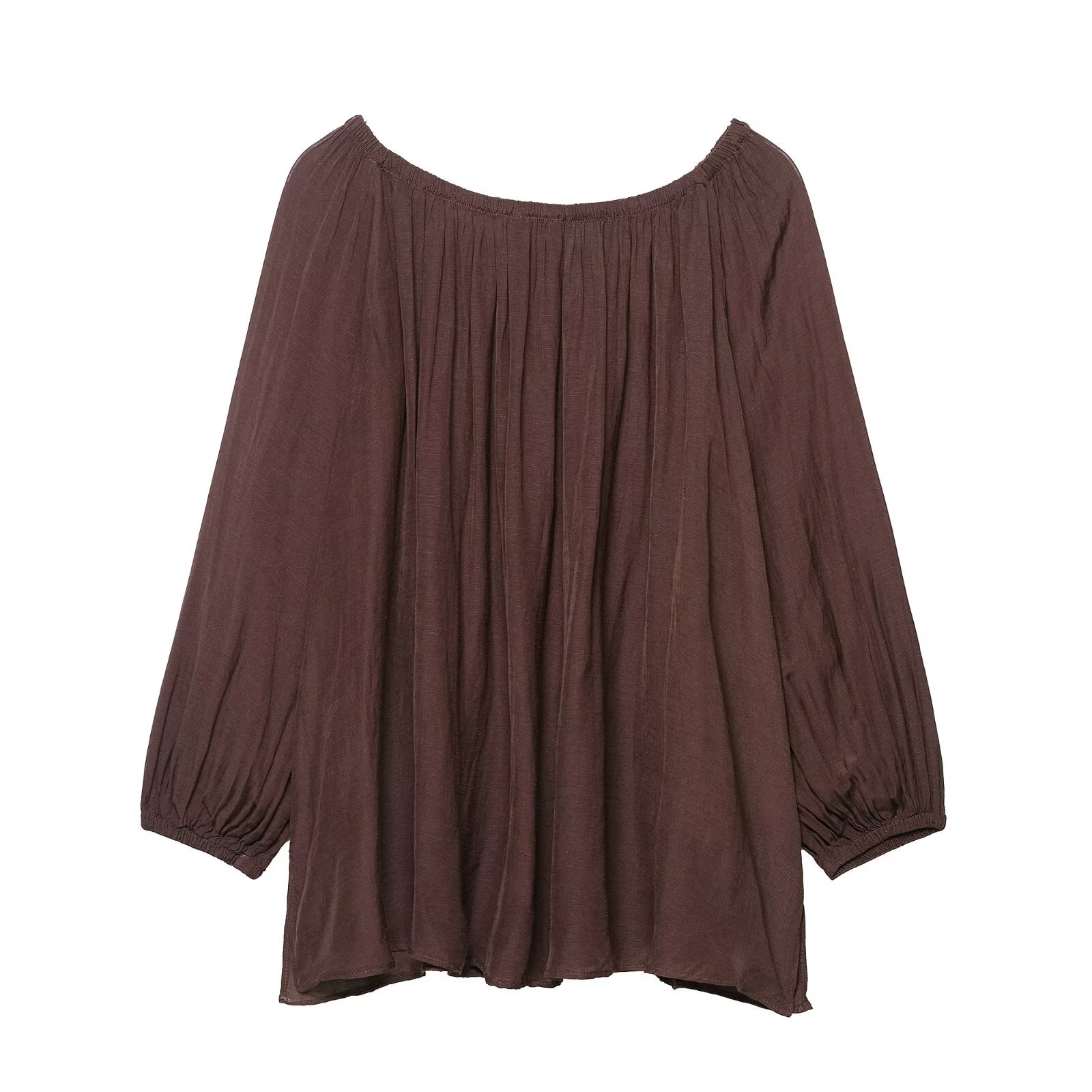 Off-Shoulder Blouse Trendy Casual Top KUN-00040