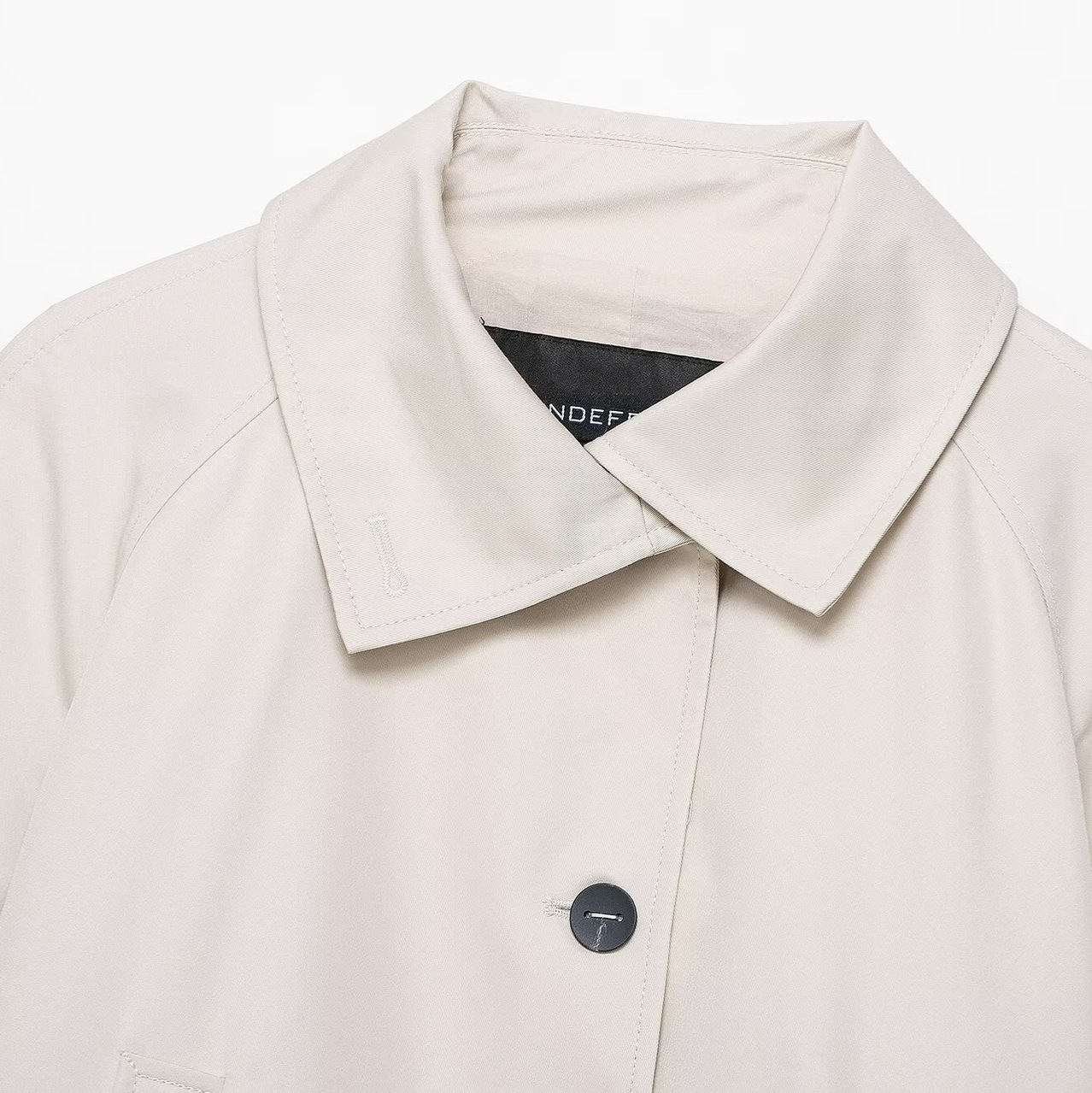 Women's Trendy Casual Waterproof Cropped Trench Coat KUN-00068