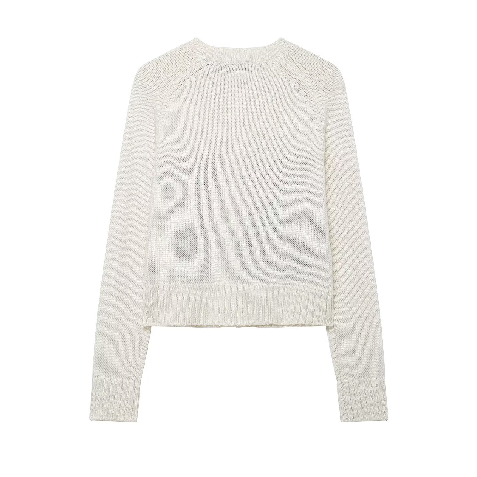 Cárdigan de punto jacquard - Inspirado en "Solo en casa", estilo europeo KUN-00091