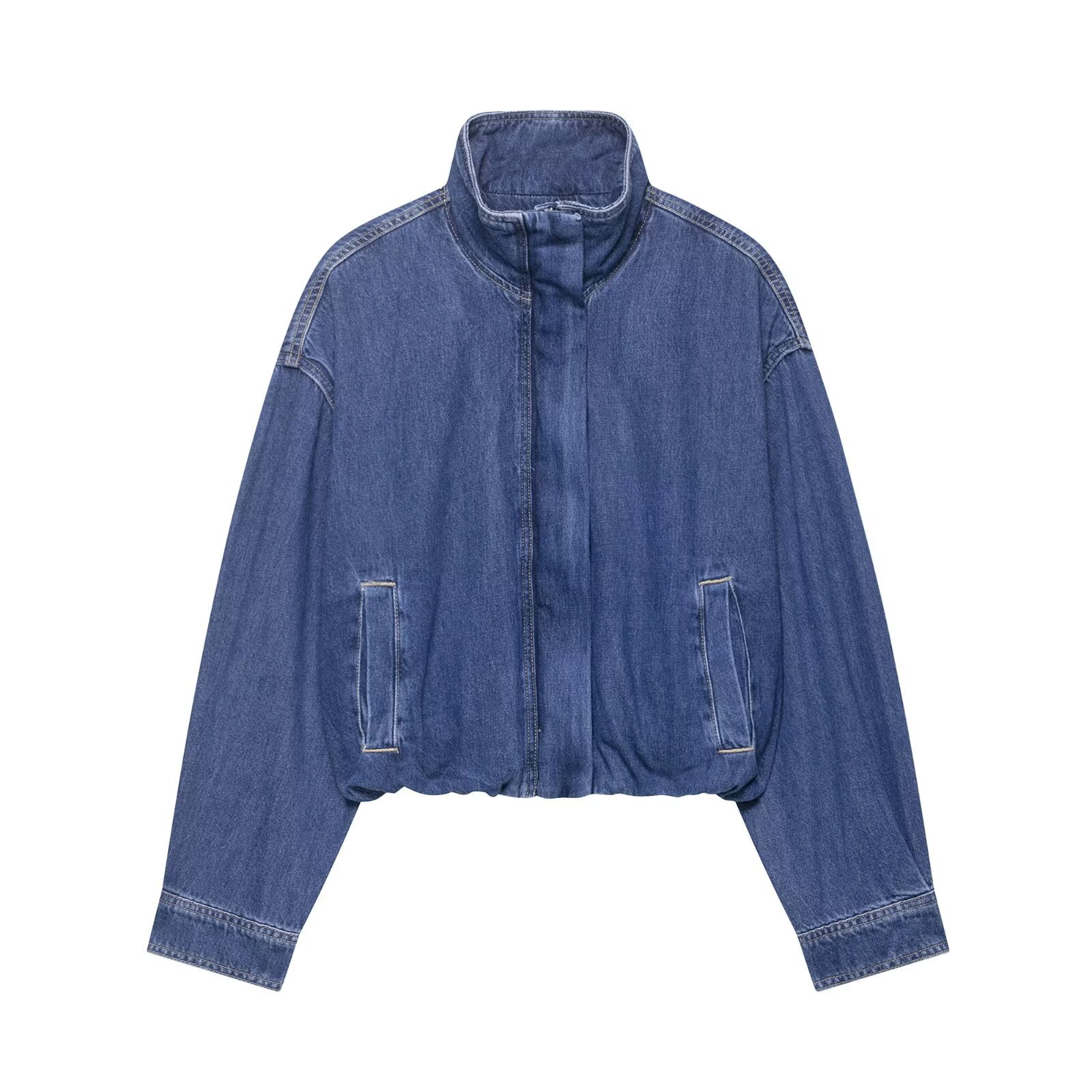 Denim Jacket - Women's Trendy Casual Style KUN-00141