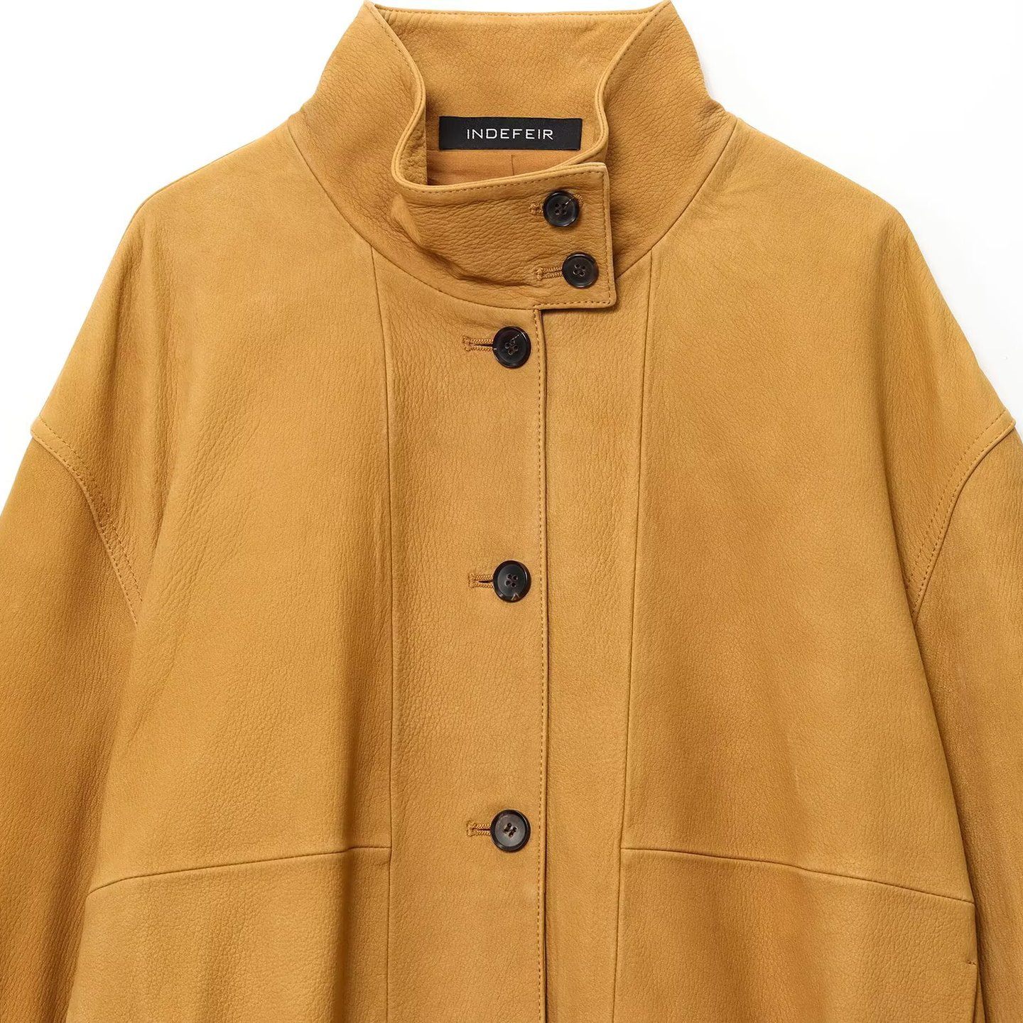 Chaqueta bomber de cuero para mujer, estilo piloto, KUN-00089