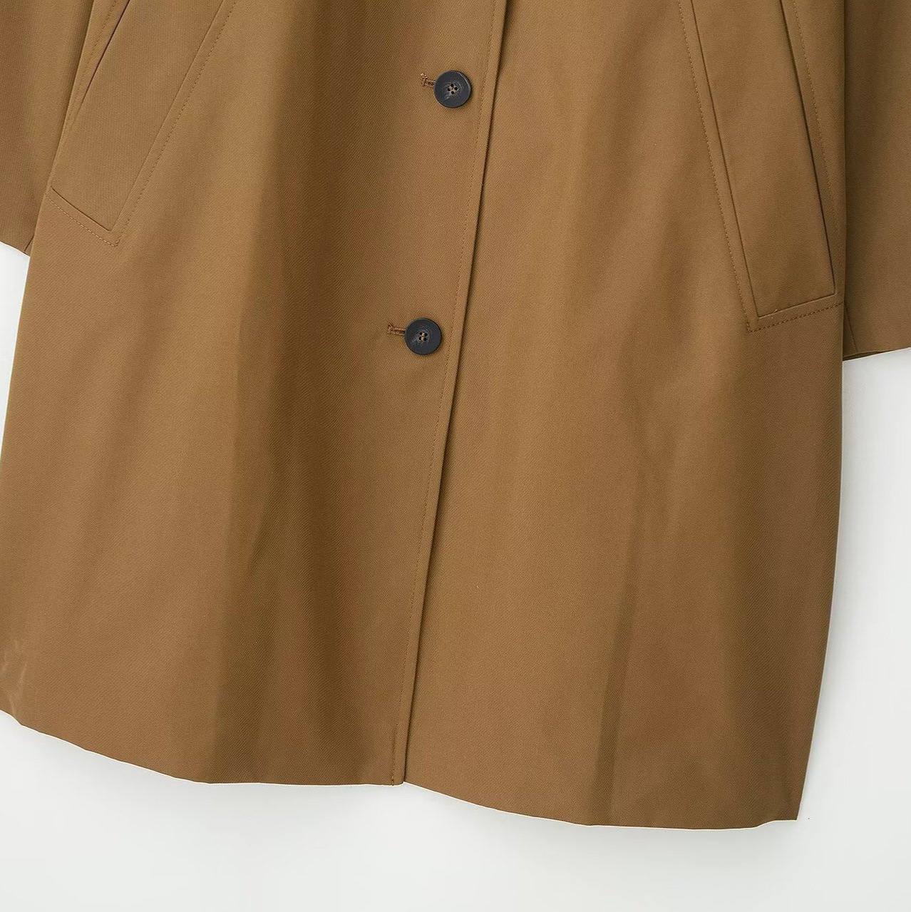 Gabardina de mujer de longitud media, elegante, informal, KUN-00017