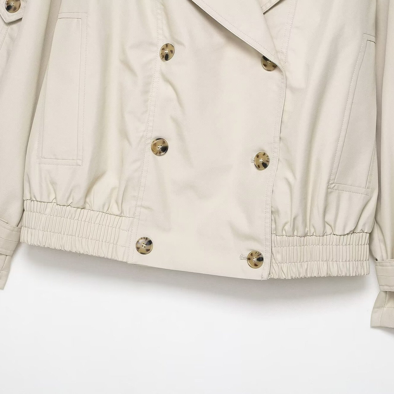 Cropped Windbreaker - Stylish Waterproof Casual Jacket KUN-00074