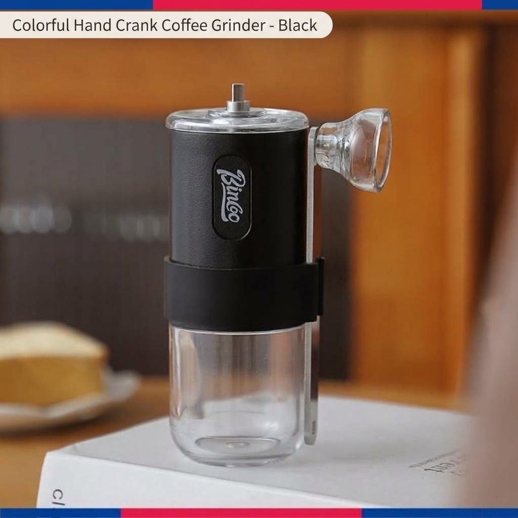 Bincoo Portable Manual Coffee Grinder with Ceramic Burrs
