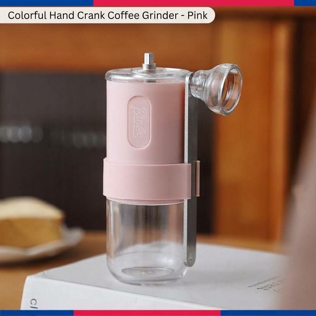 Bincoo Portable Manual Coffee Grinder with Ceramic Burrs