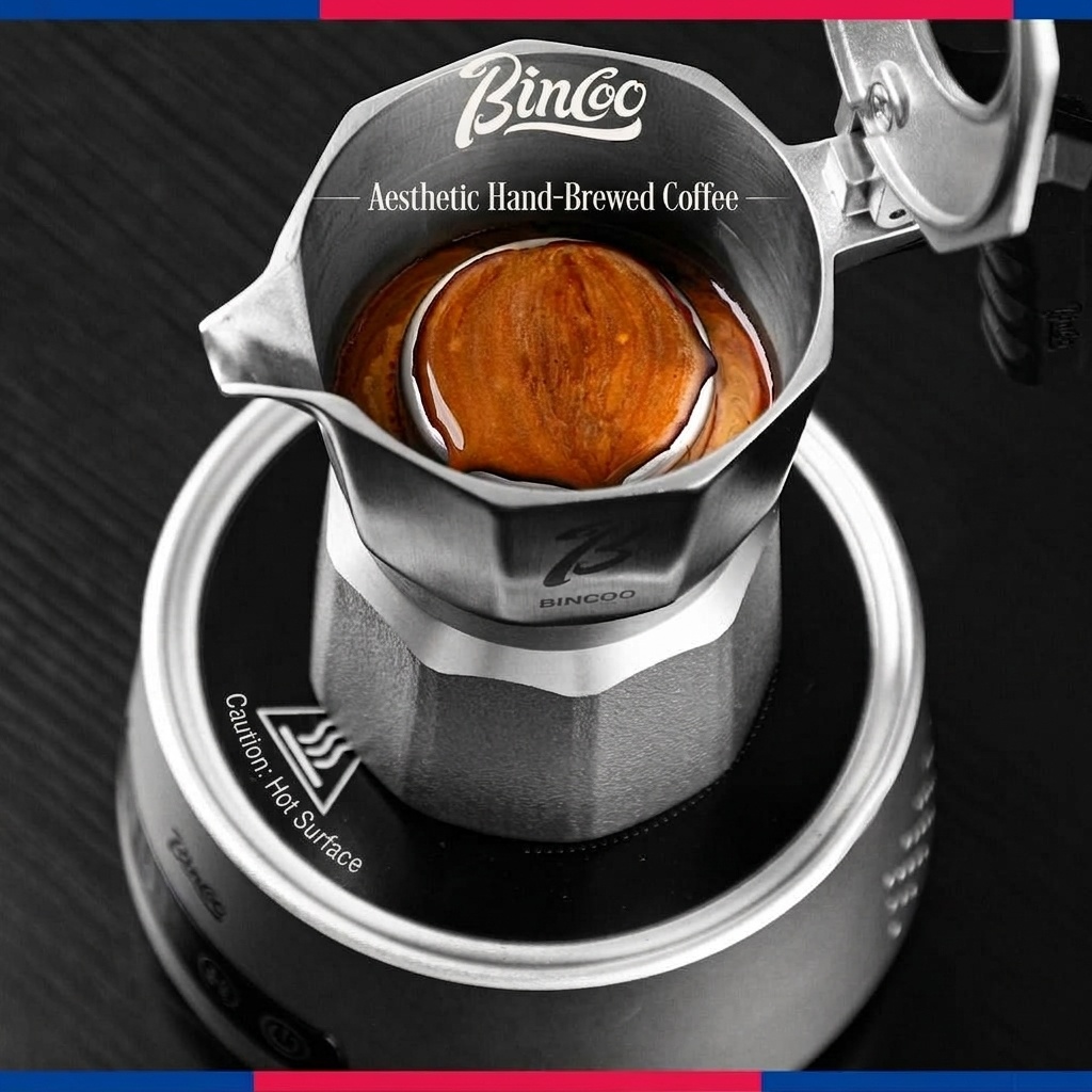 Premium 316 Stainless Steel Moka Pot Coffee Maker