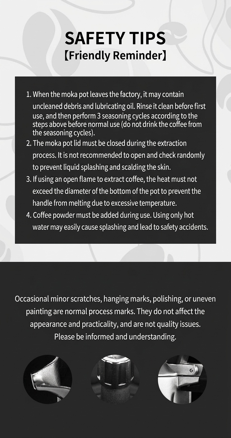 Premium 316 Stainless Steel Moka Pot Coffee Maker