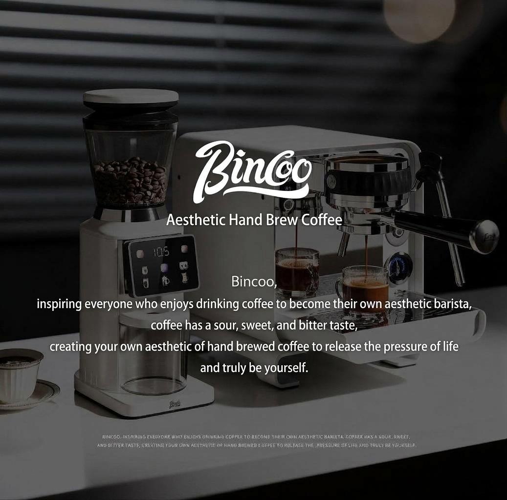 BinCoo Precision Electric Coffee Grinder - 48 Grind Settings