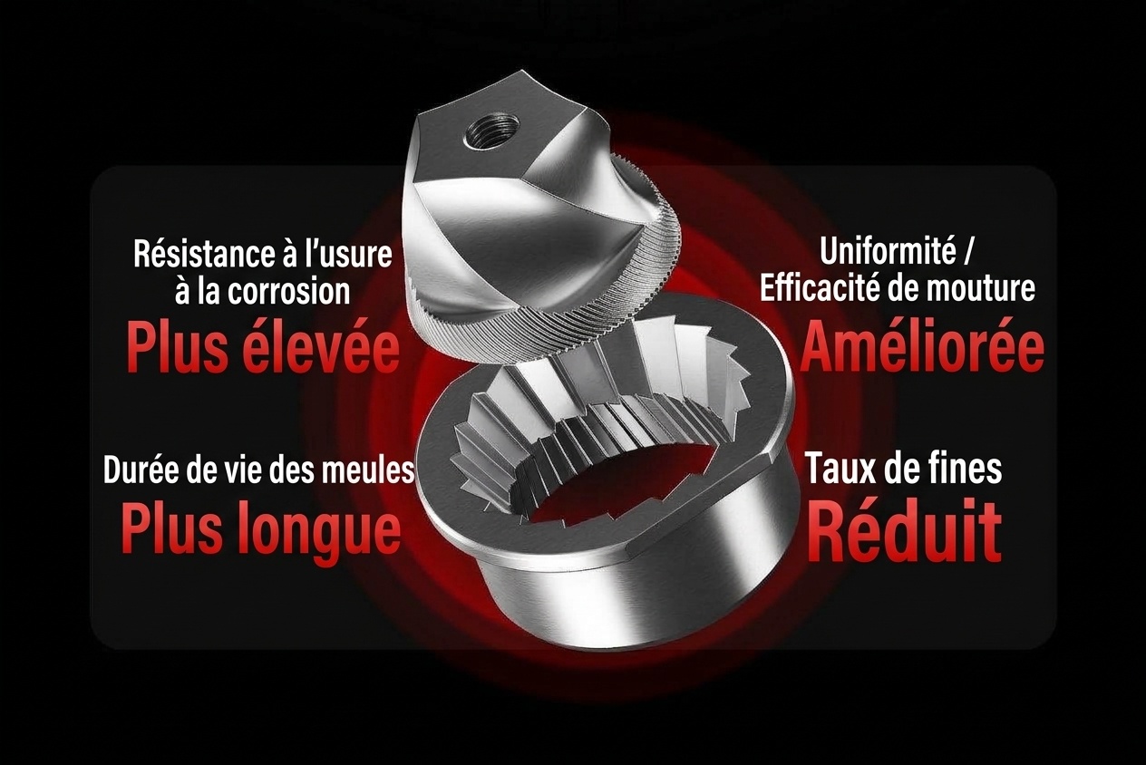 Moulin à café électrique de précision BinCoo - 48 réglages de mouture