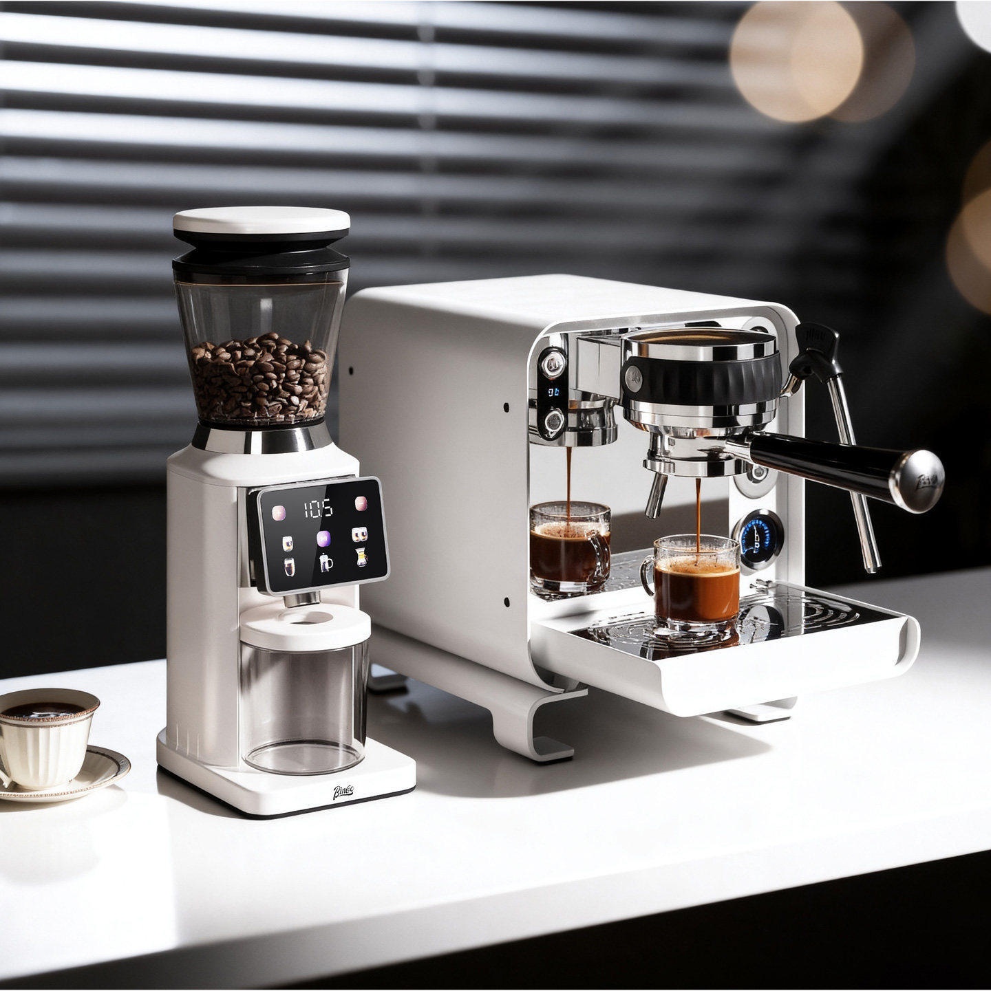BinCoo Precision Electric Coffee Grinder - 48 Grind Settings