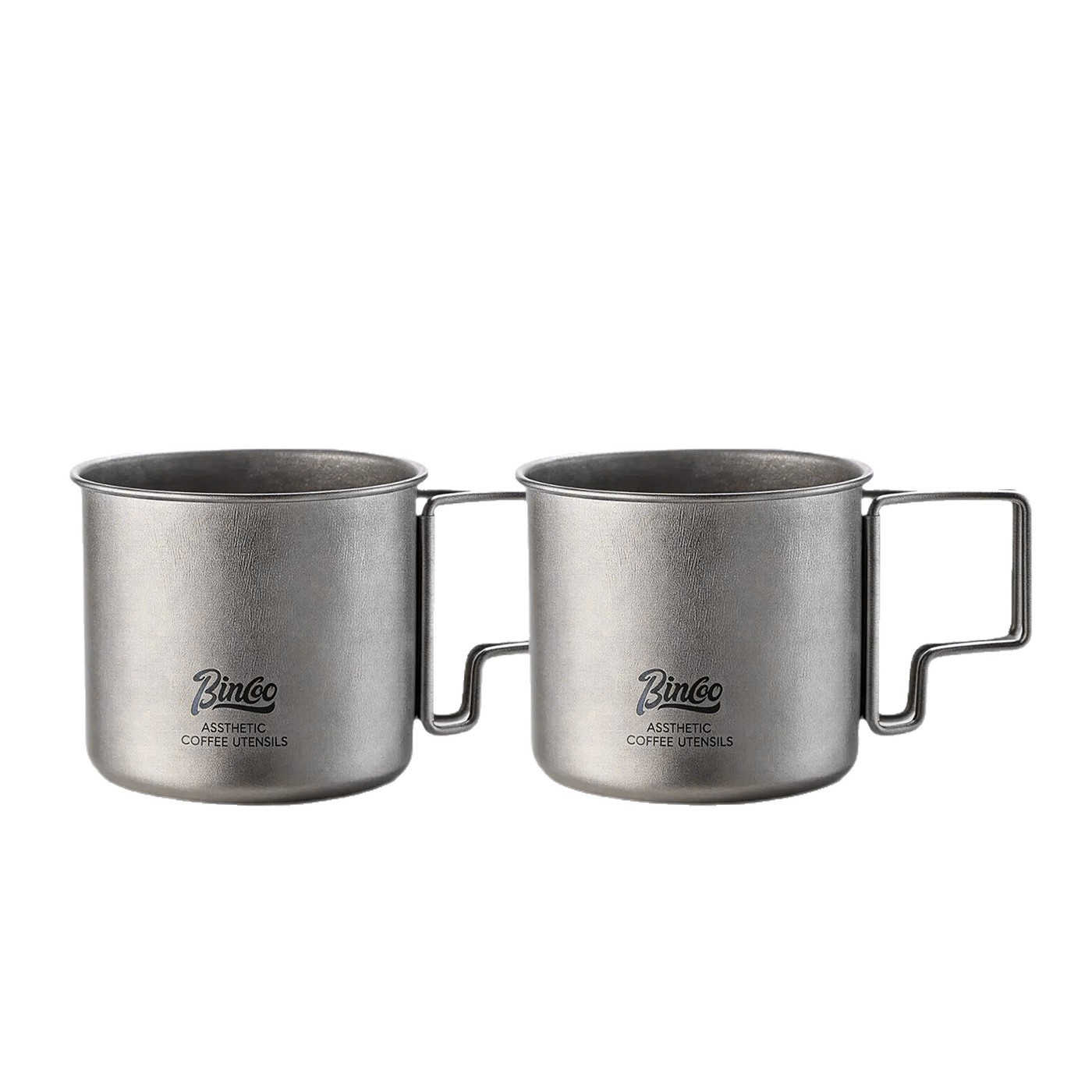 Bincoo Titanium Coffee Mug - Lightweight Outdoor Camping Cup 330ML