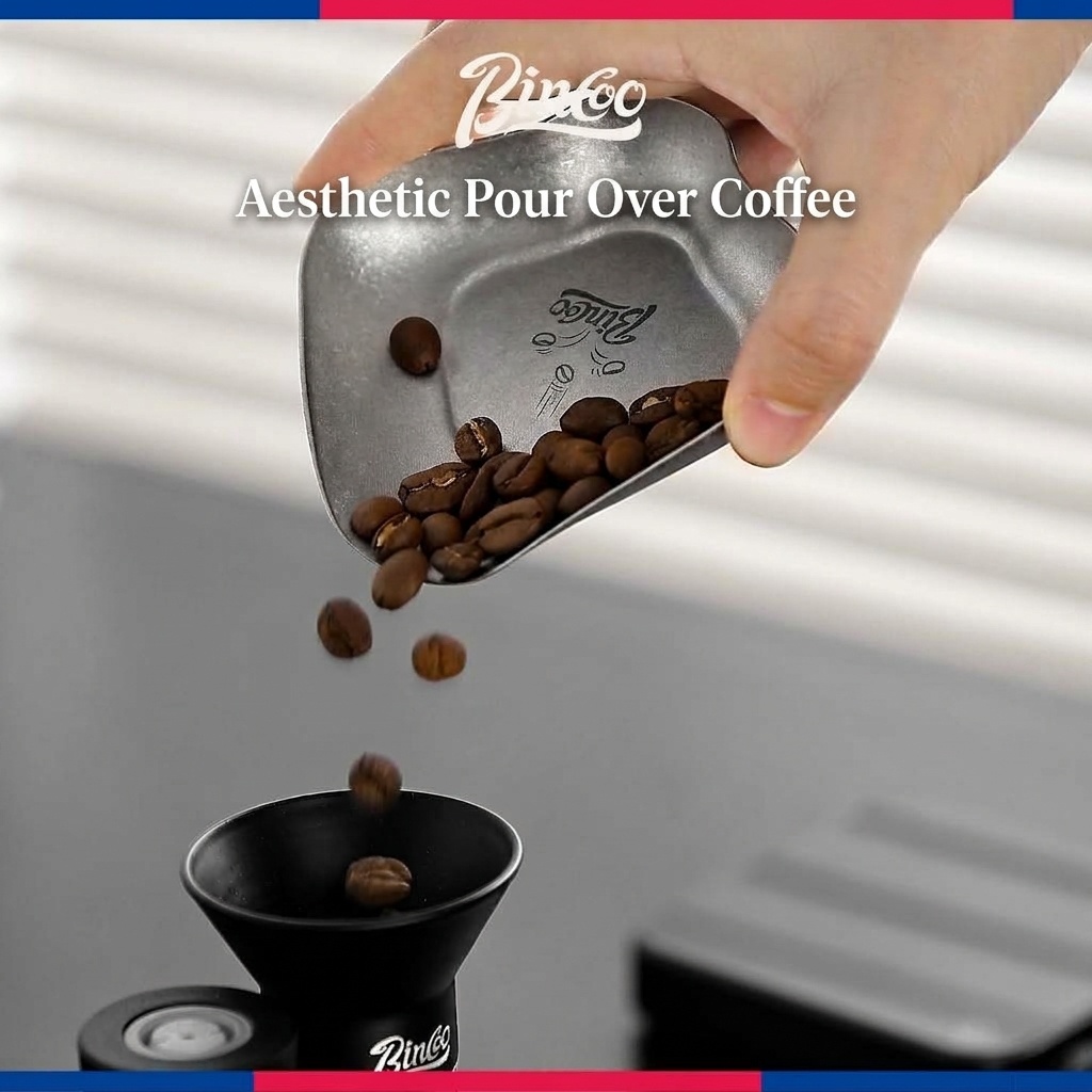 Premium Titanium Coffee Bean Tray - Petal Design for Brewing