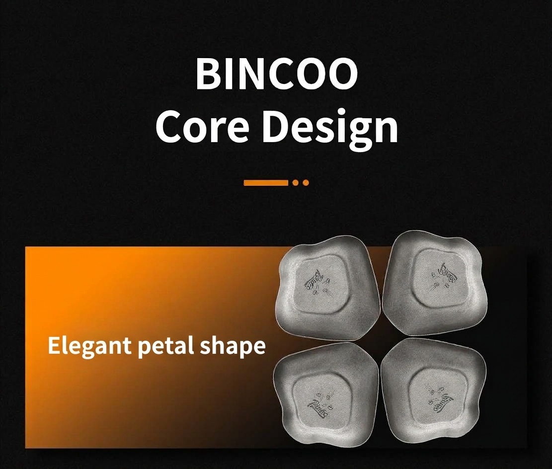 Premium Titanium Coffee Bean Tray - Petal Design for Brewing