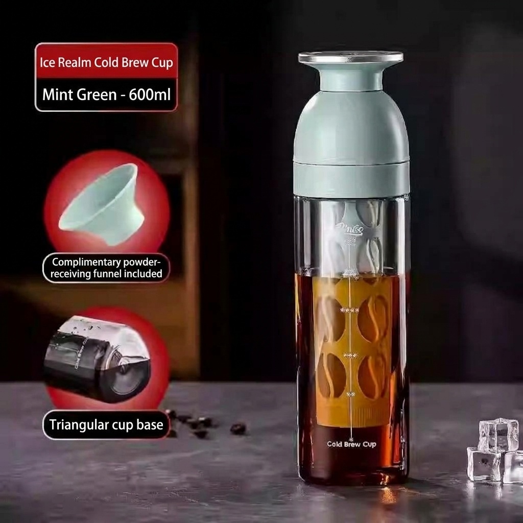 BinCo 600ml Cold Brew Coffee Maker & Tea Infuser Bottle