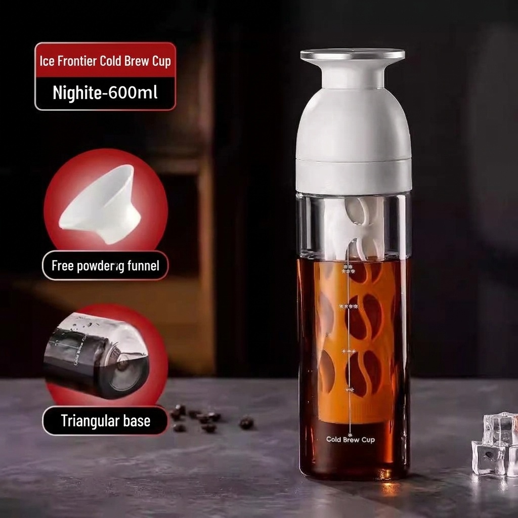 BinCo 600ml Cold Brew Coffee Maker & Tea Infuser Bottle