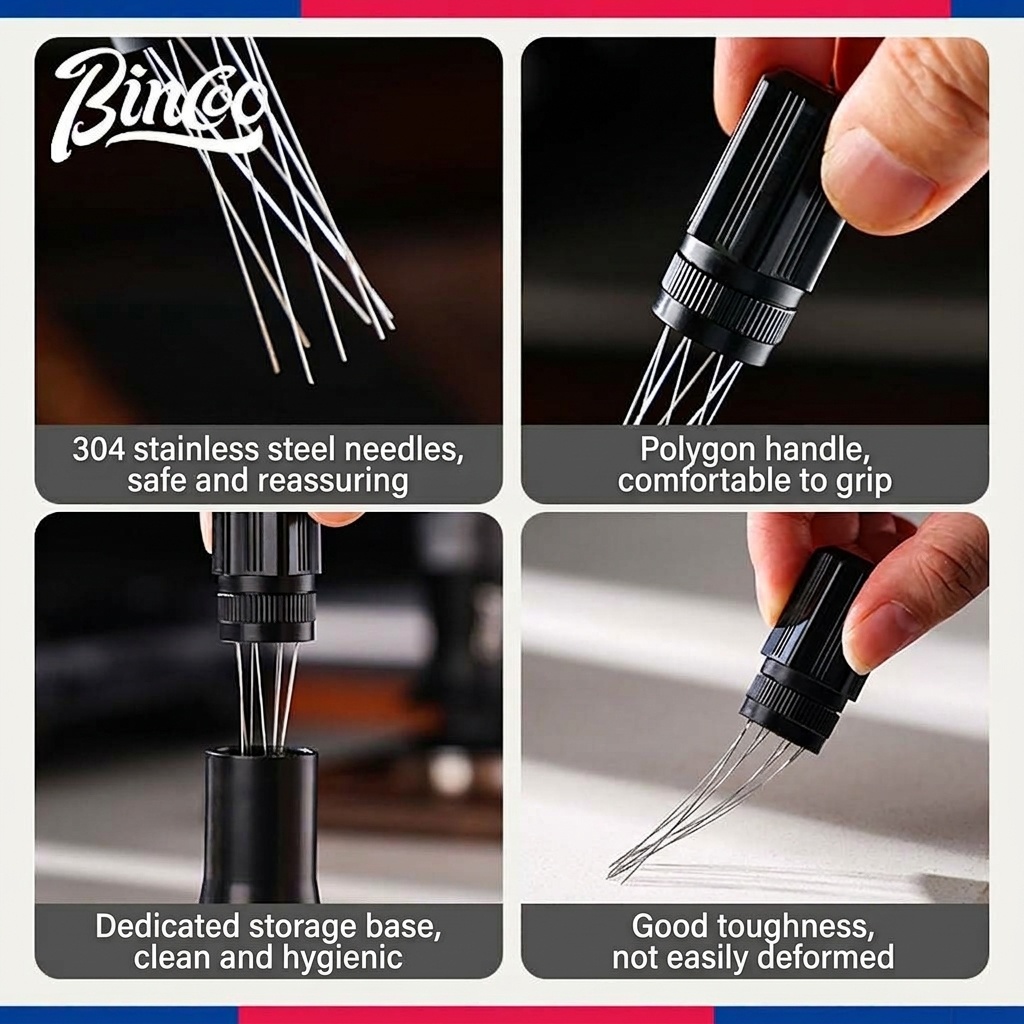 Premium Adjustable Coffee WDT Tool Espresso Distributor