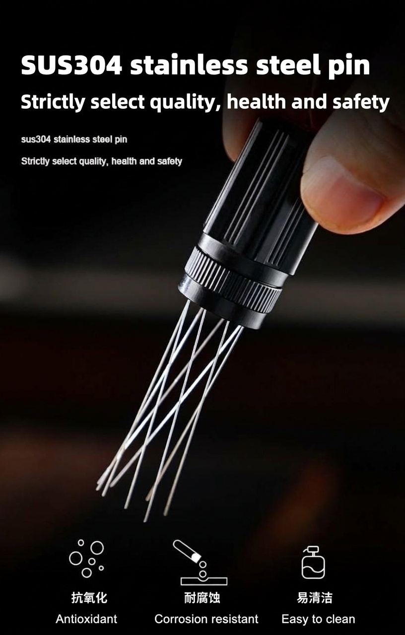 Premium Adjustable Coffee WDT Tool Espresso Distributor