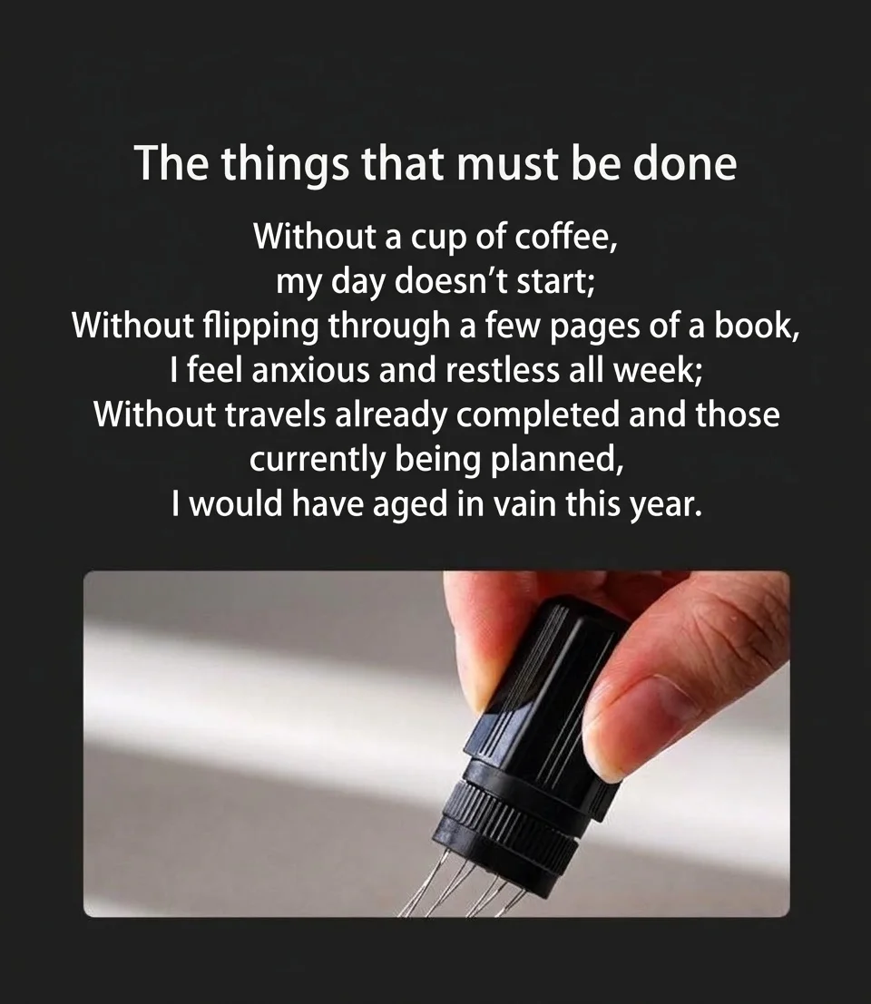 Premium Adjustable Coffee WDT Tool Espresso Distributor