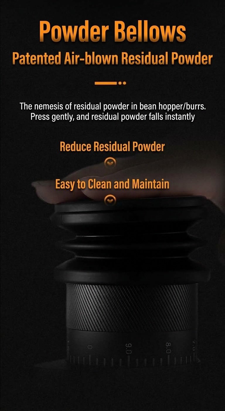 Bincoo Electric Coffee Grinder | Precision CNC Burrs