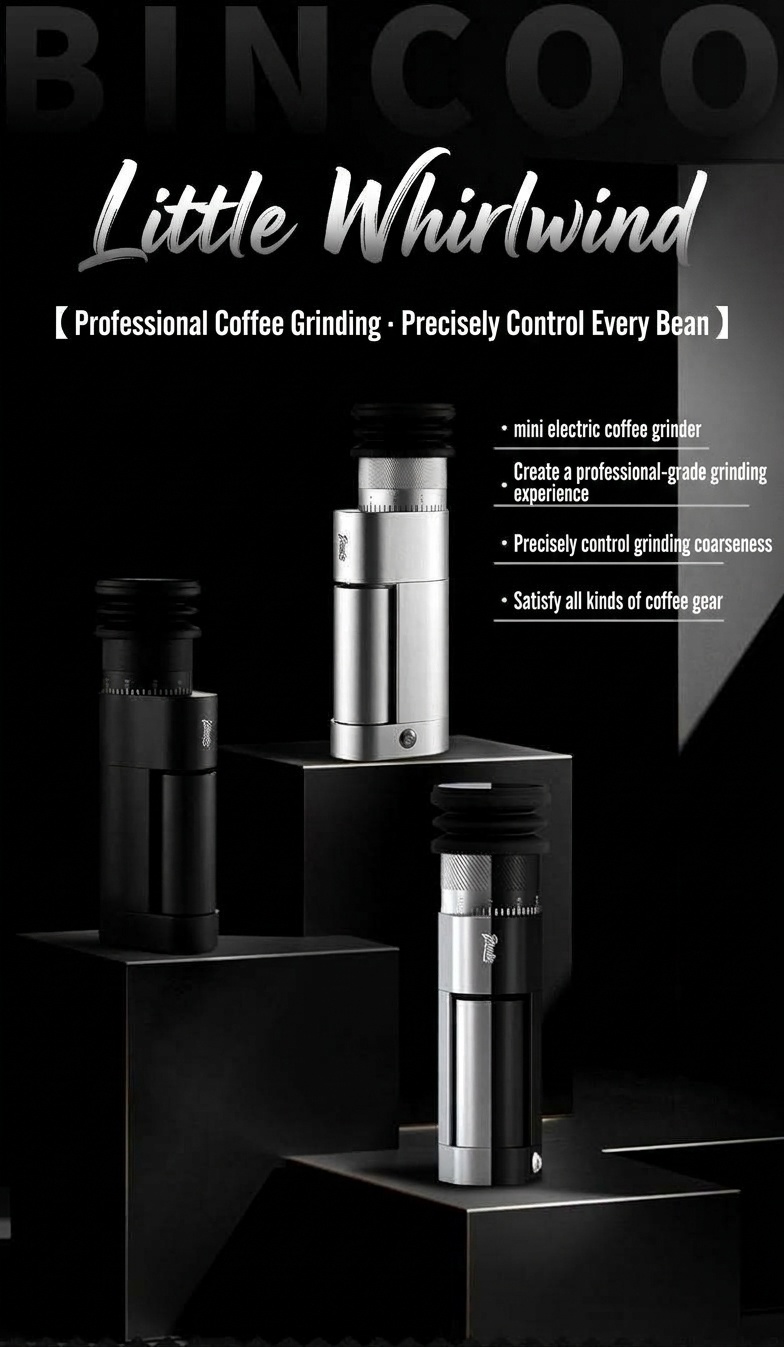 Bincoo Electric Coffee Grinder | Precision CNC Burrs