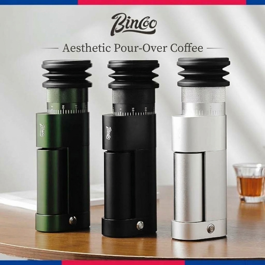Bincoo Electric Coffee Grinder | Precision CNC Burrs