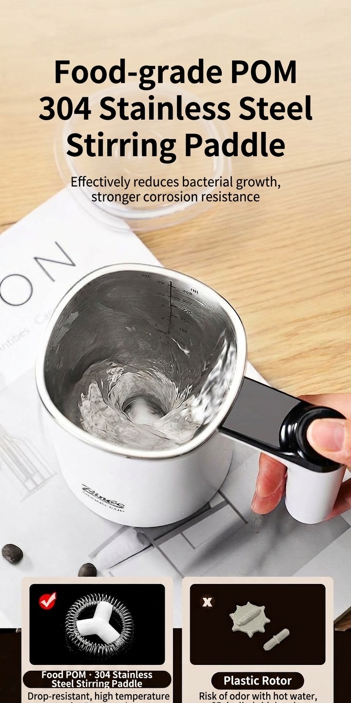 Bincoo Smart Self-Stirring Mug - Automatic Coffee Mixer & Frother