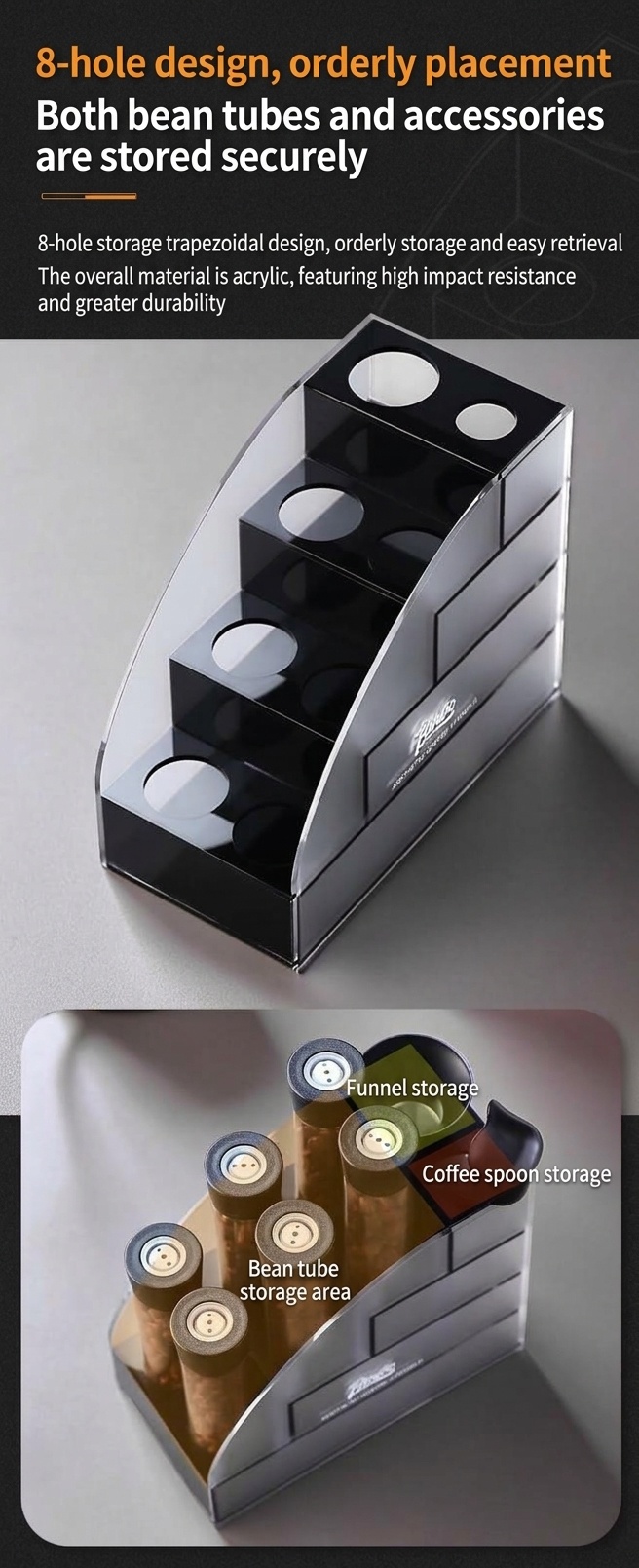 Binco Premium Single Dose Coffee Bean Storage Set - Airtight