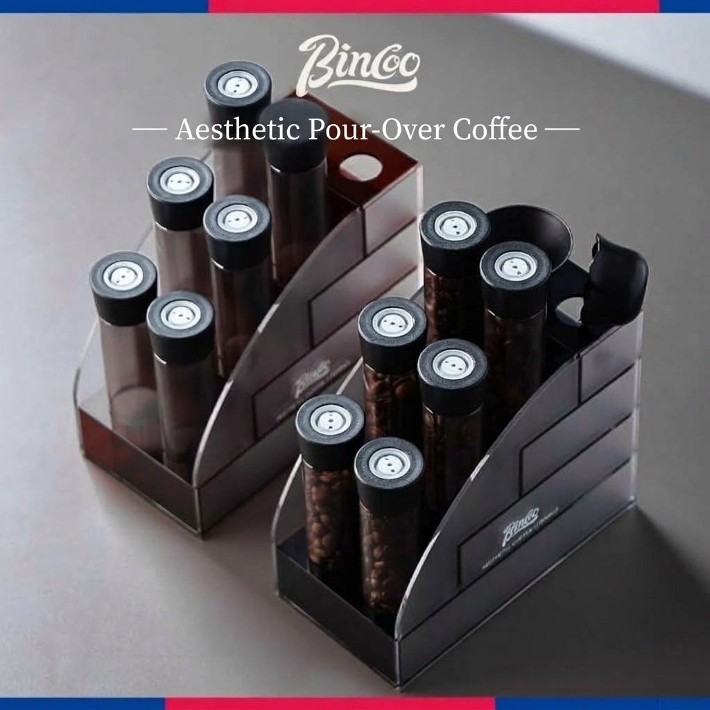 Binco Premium Single Dose Coffee Bean Storage Set - Airtight