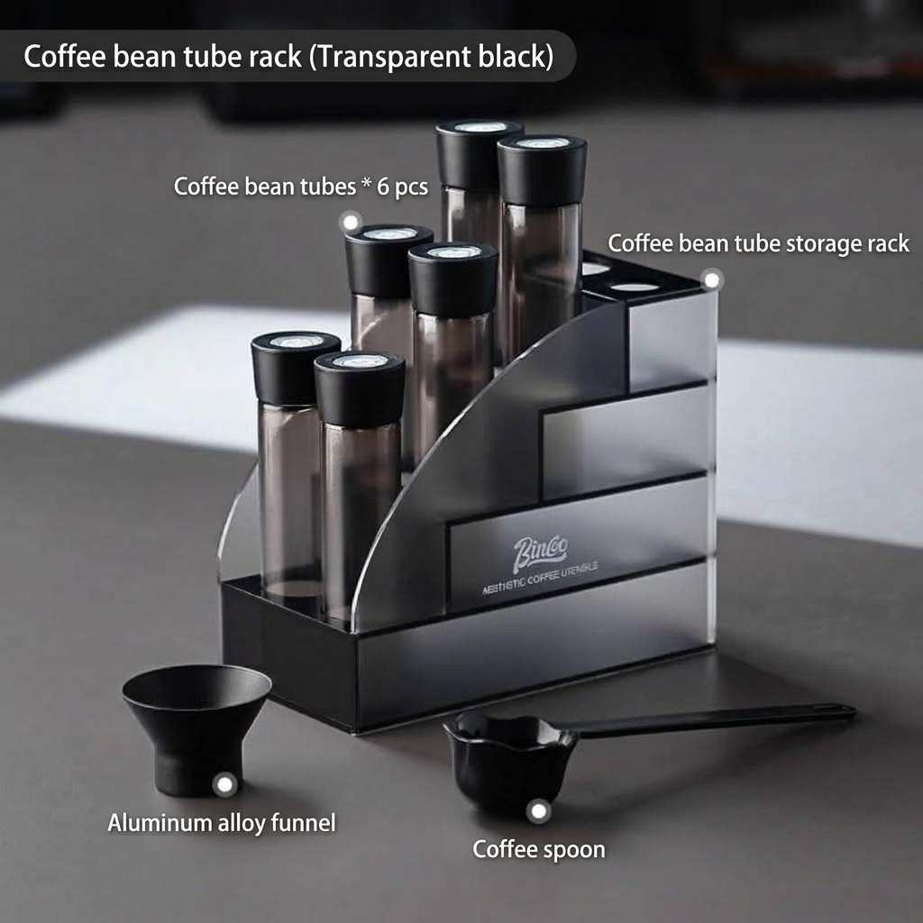Binco Premium Single Dose Coffee Bean Storage Set - Airtight