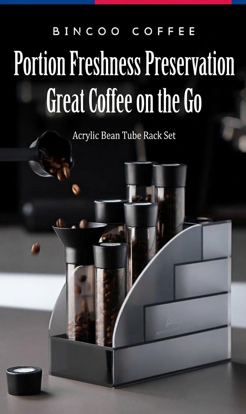 Binco Premium Single Dose Coffee Bean Storage Set - Airtight