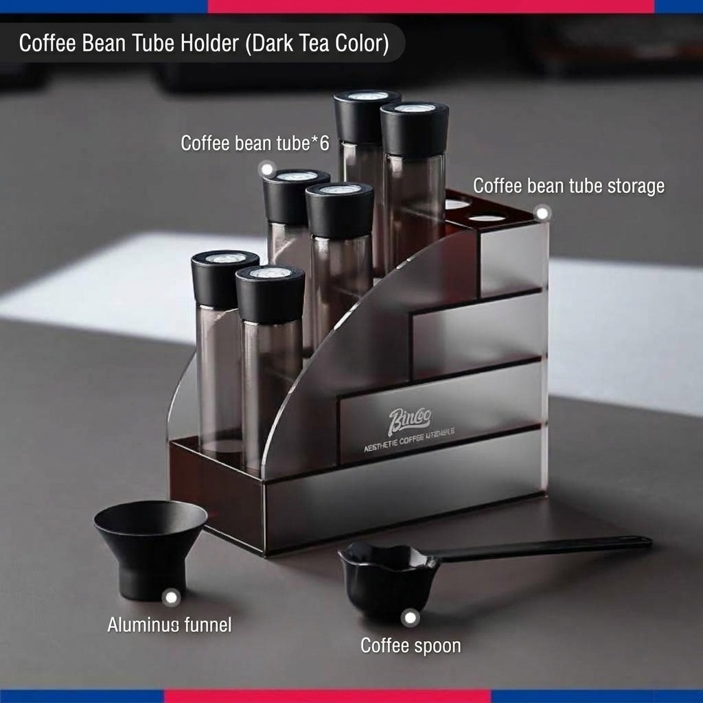 Binco Premium Single Dose Coffee Bean Storage Set - Airtight