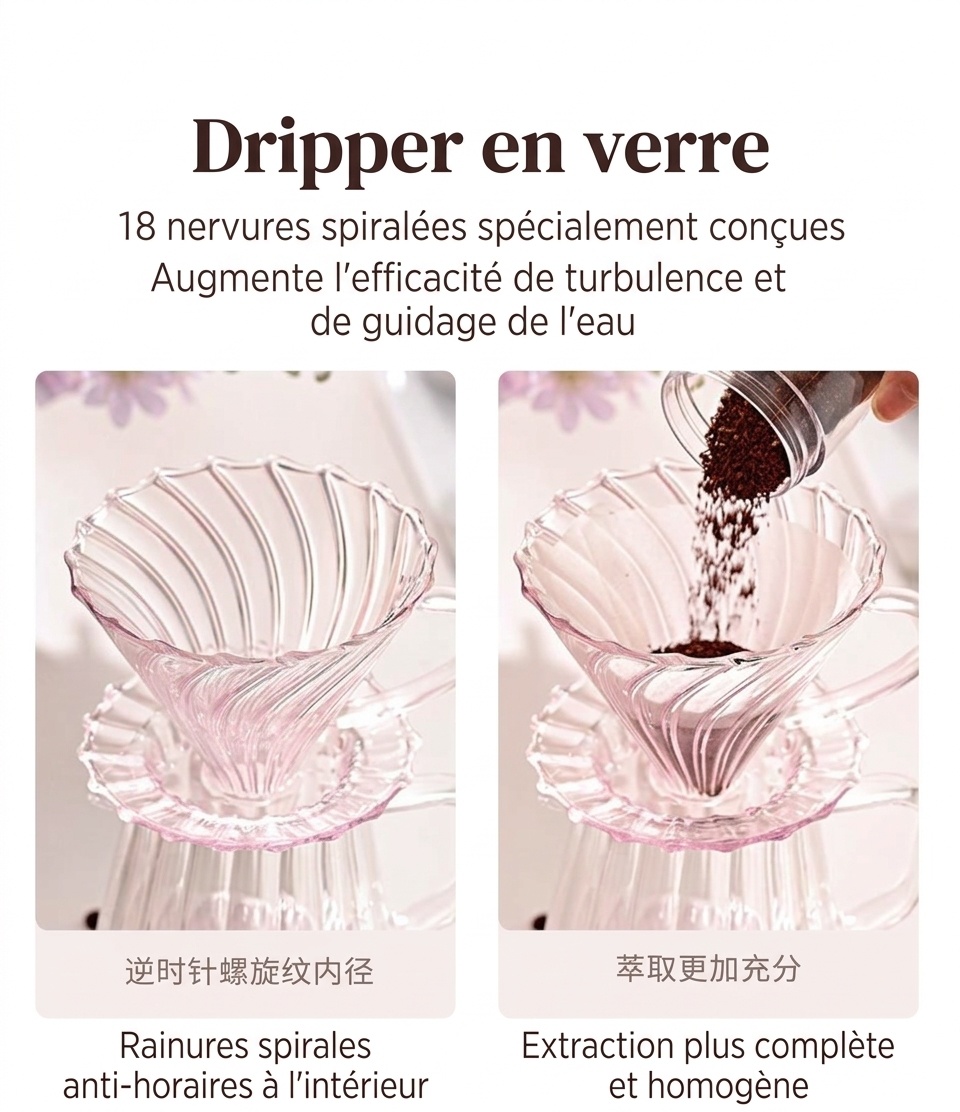 Bouilloire électrique intelligente BinCo à col de cygne avec contrôle de température