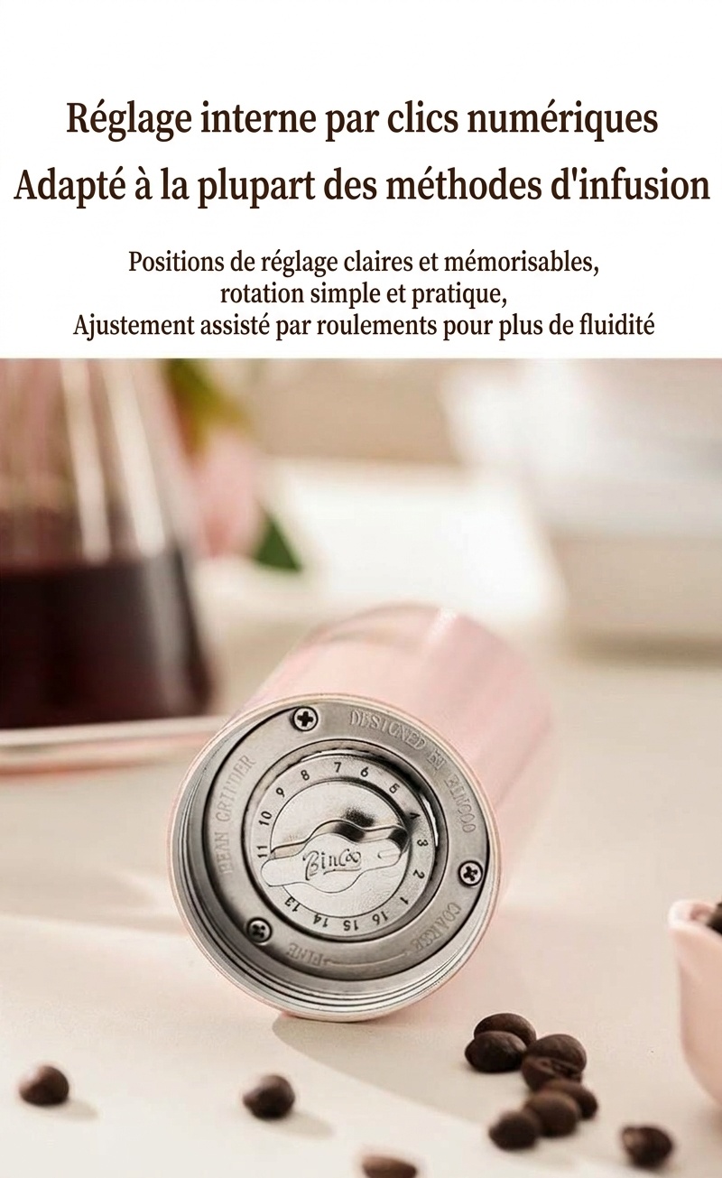 Bouilloire électrique intelligente BinCo à col de cygne avec contrôle de température