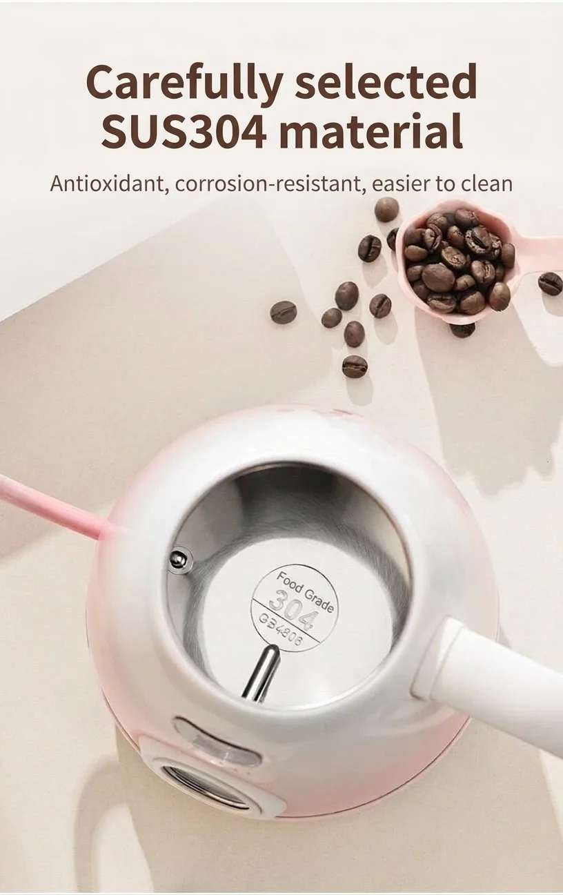 BinCo Smart Electric Gooseneck Kettle with Temp Control