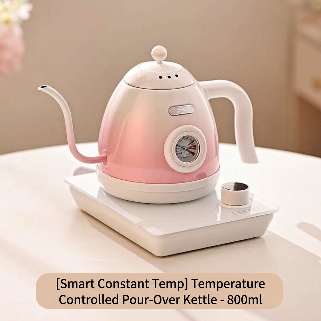 BinCo Smart Electric Gooseneck Kettle with Temp Control