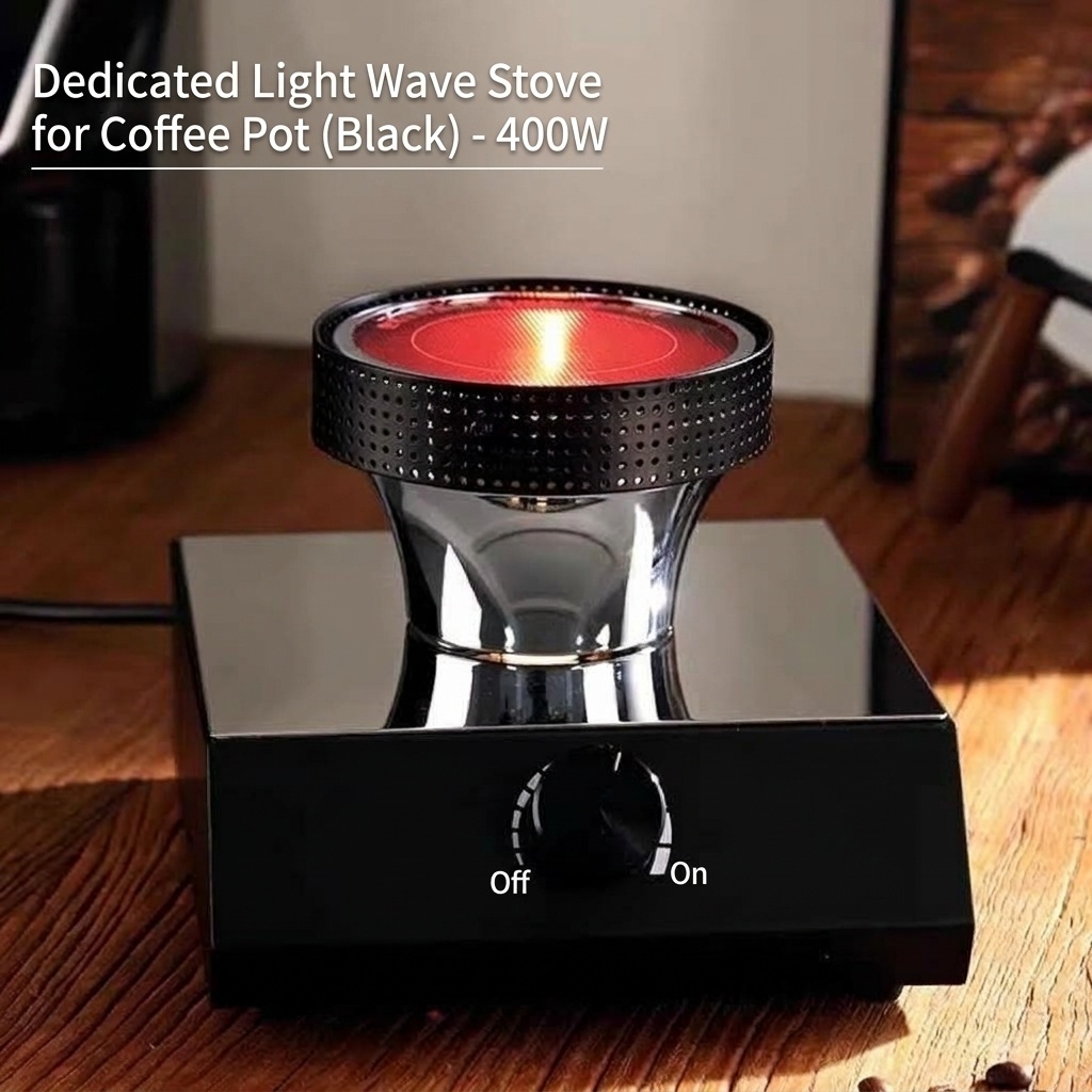 Bincoo Premium Siphon Coffee Maker with Light Wave Stove