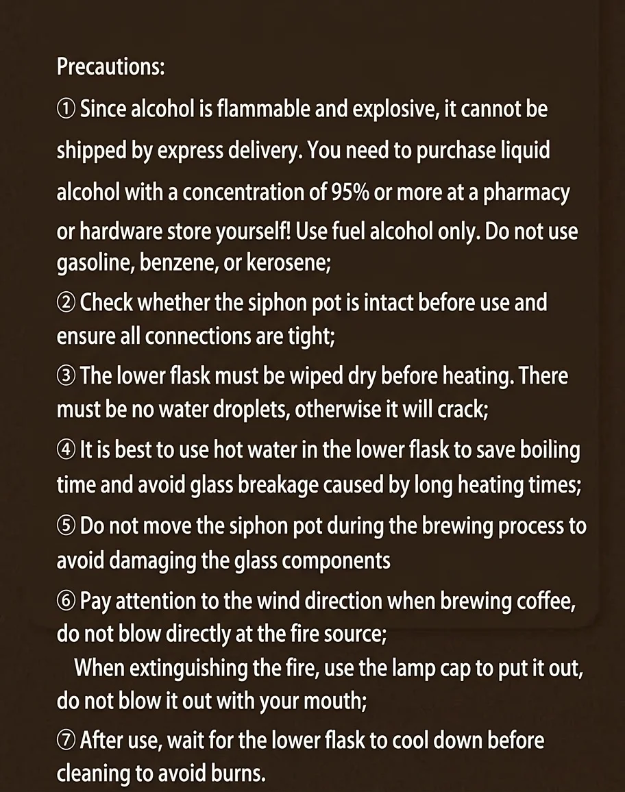 Bincoo Premium Siphon Coffee Maker with Light Wave Stove
